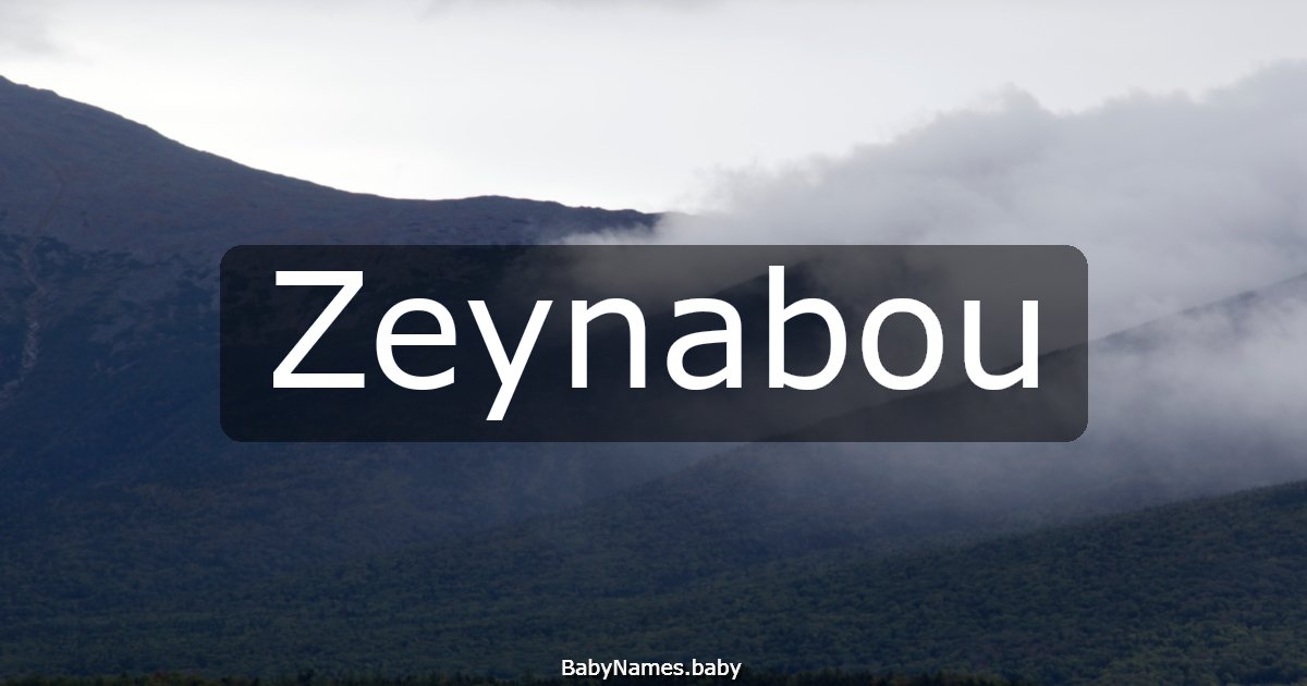 Zeynabou