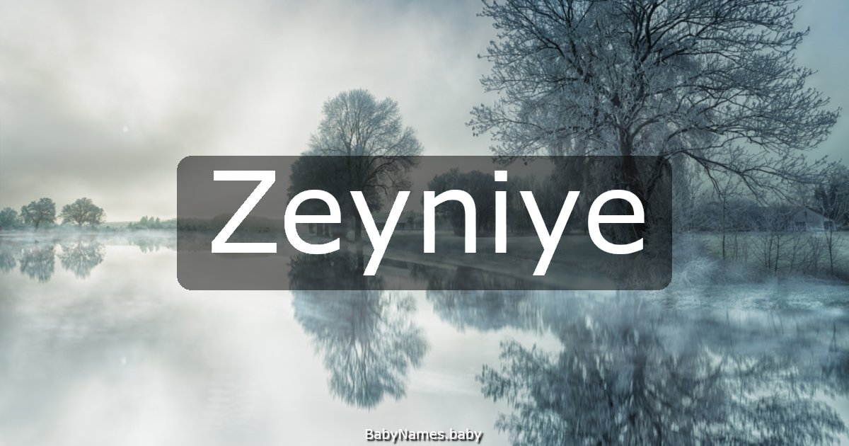 Zeyniye
