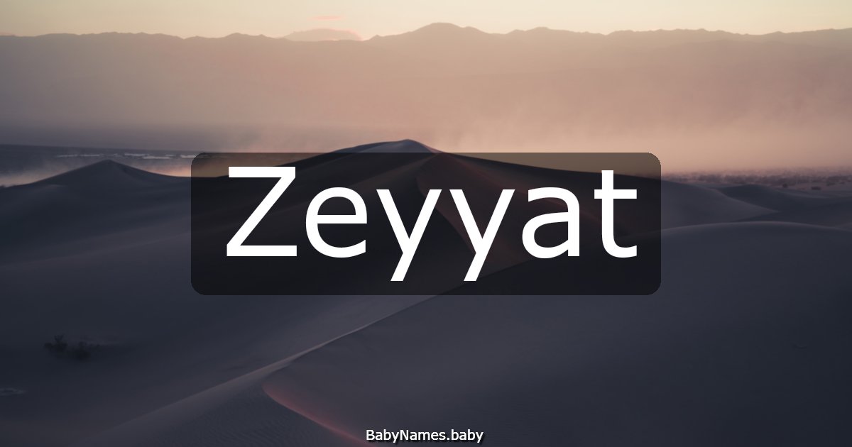 Zeyyat