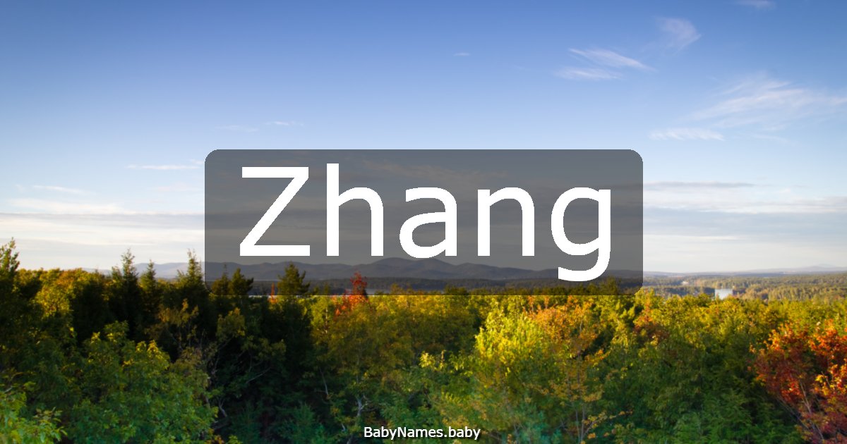Zhang