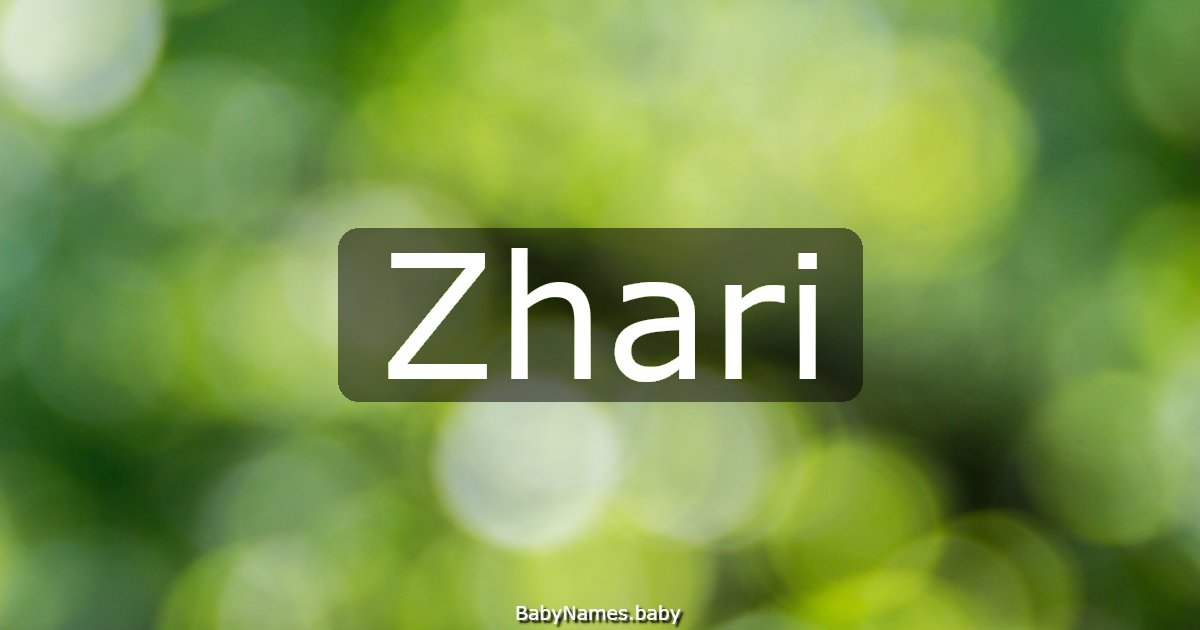 Zhari
