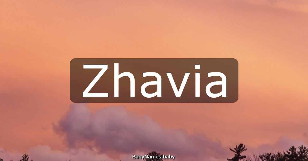Zhavia