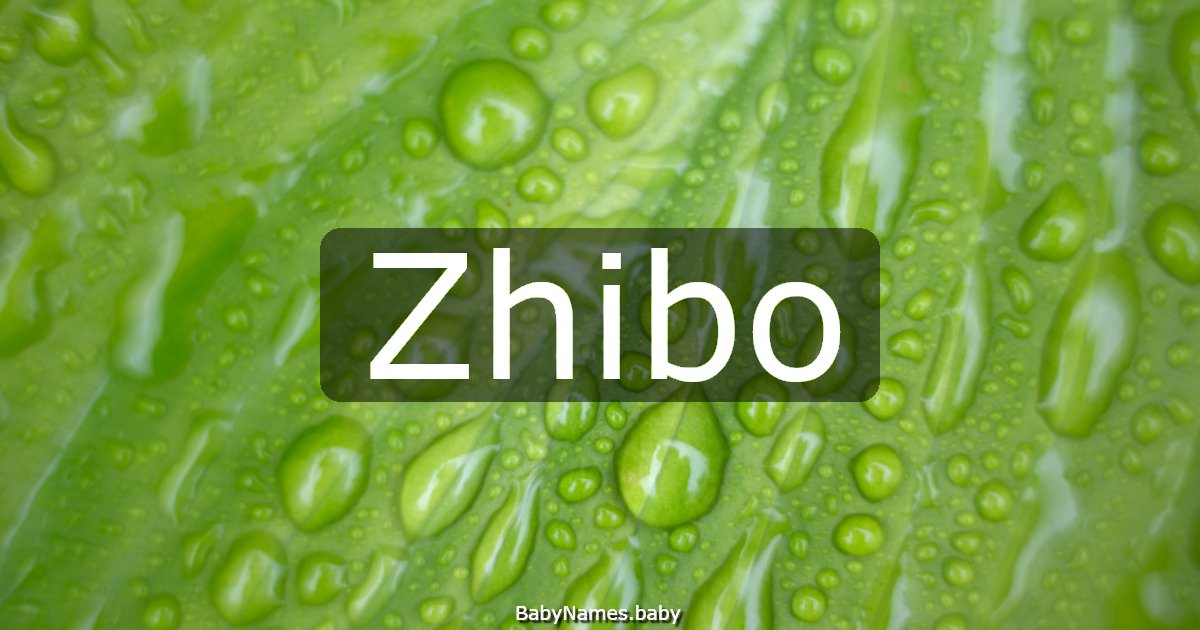 Zhibo
