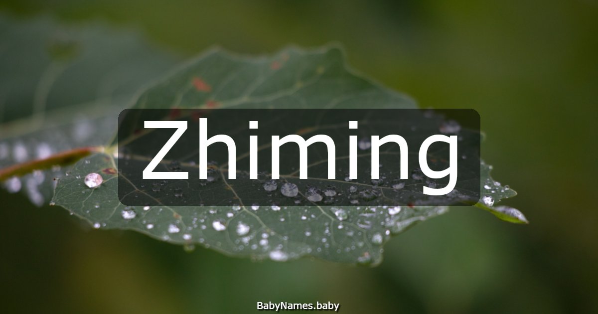 Zhiming