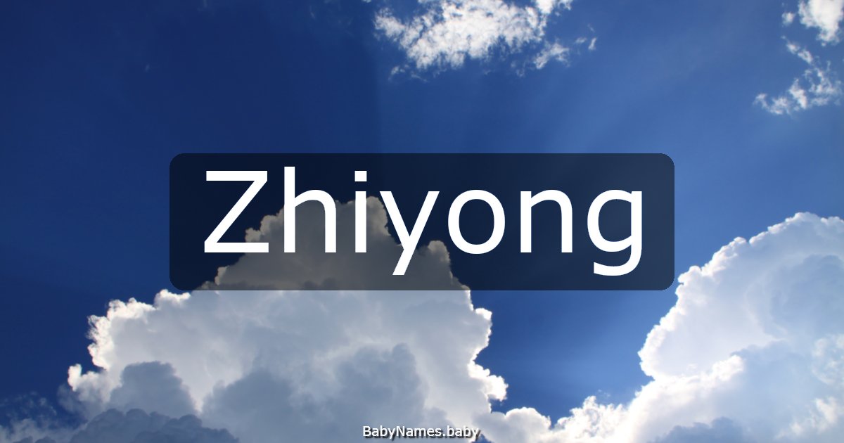 Zhiyong