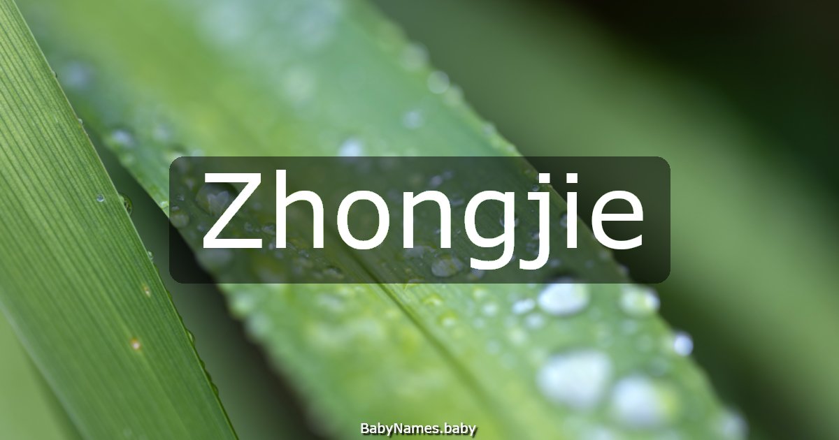 Zhongjie