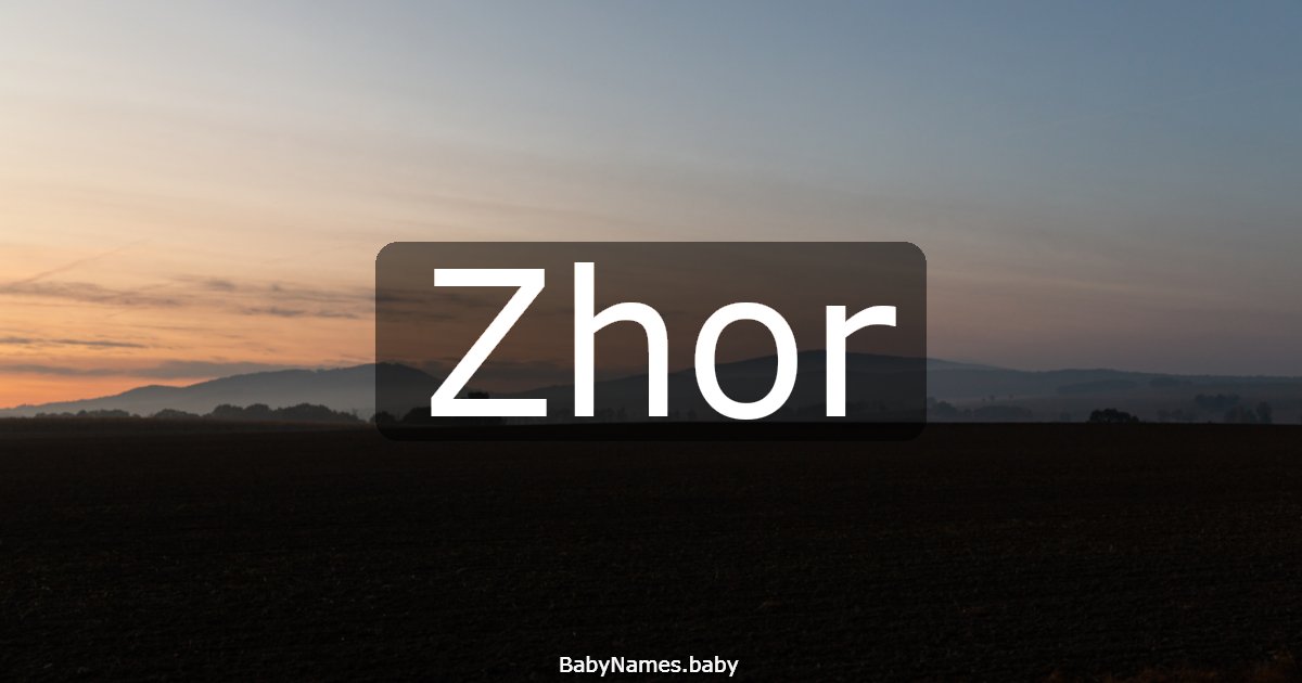 Zhor