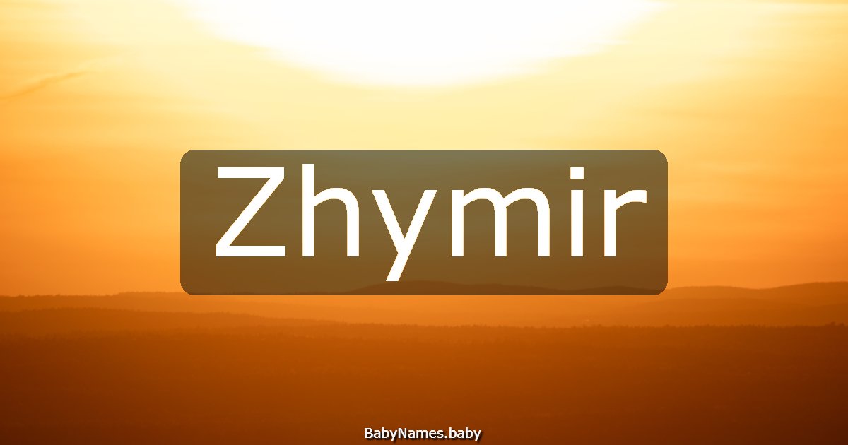 Zhymir