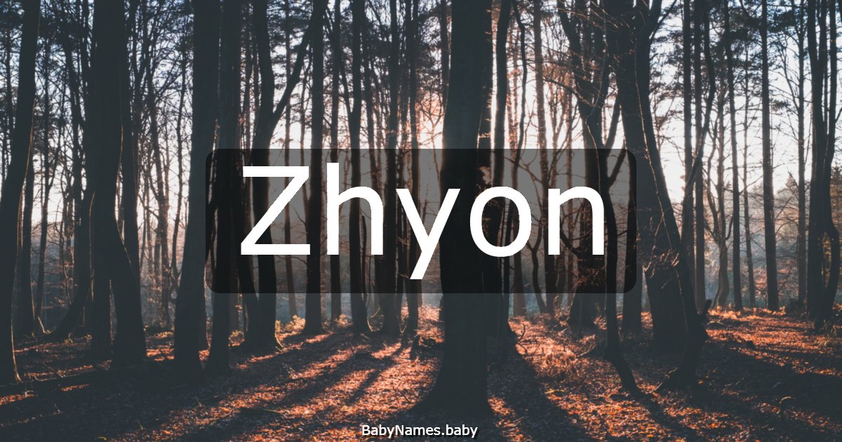Zhyon