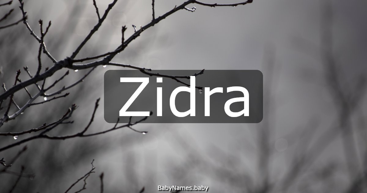 Zidra