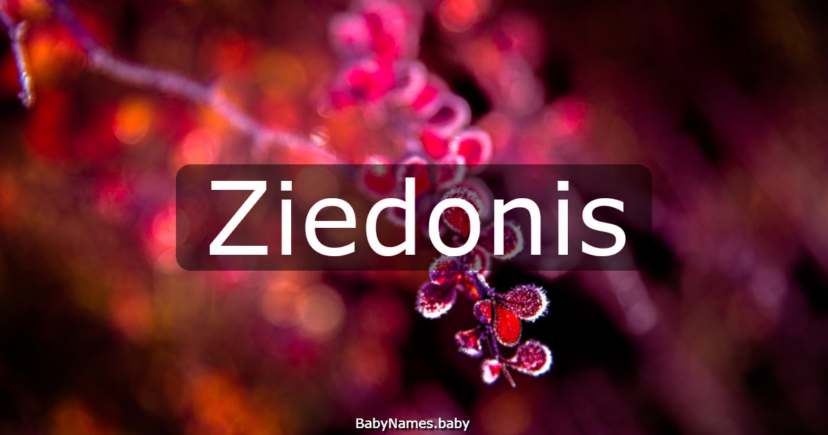 Ziedonis