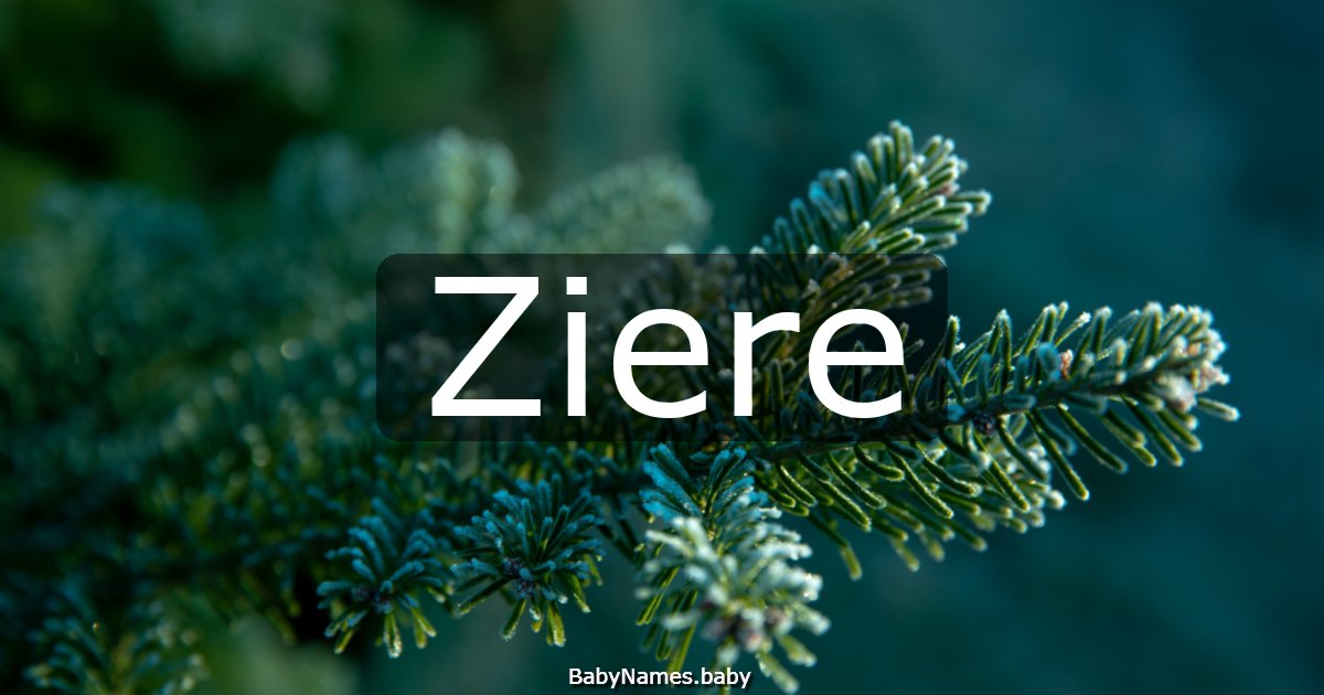 Ziere