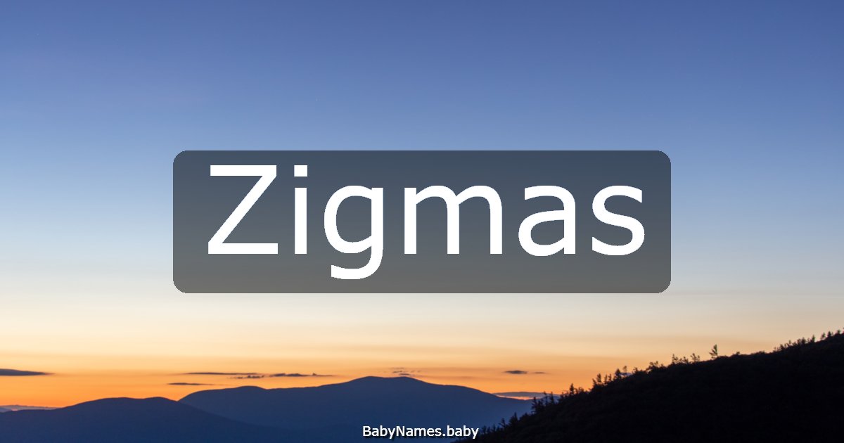 Zigmas