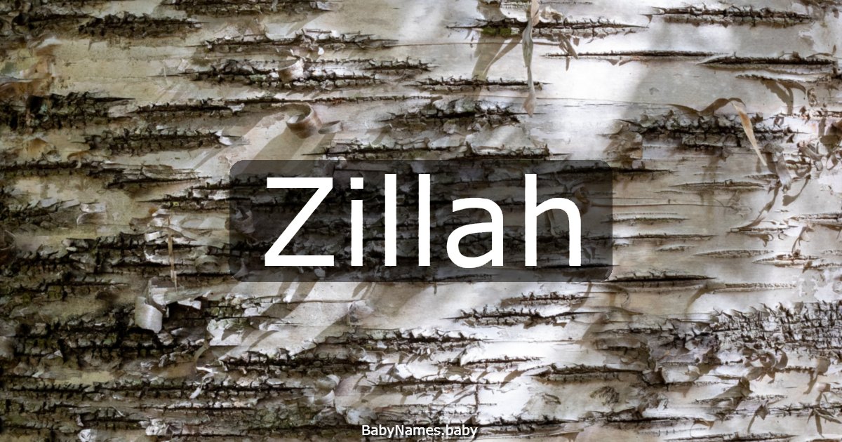 Zillah