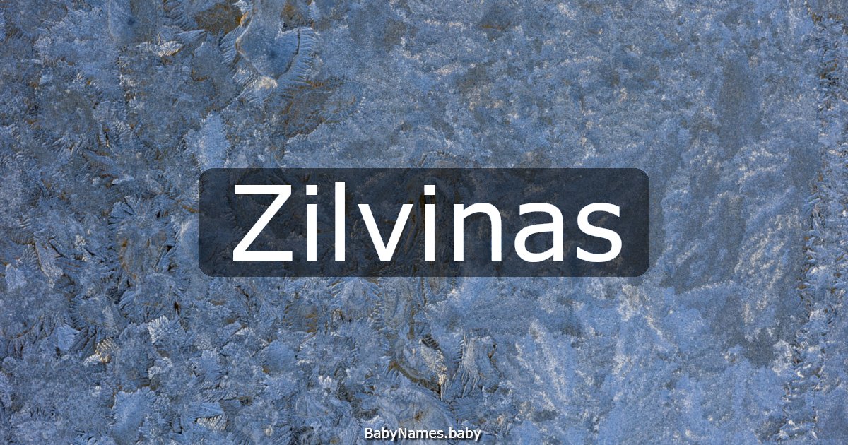 Zilvinas