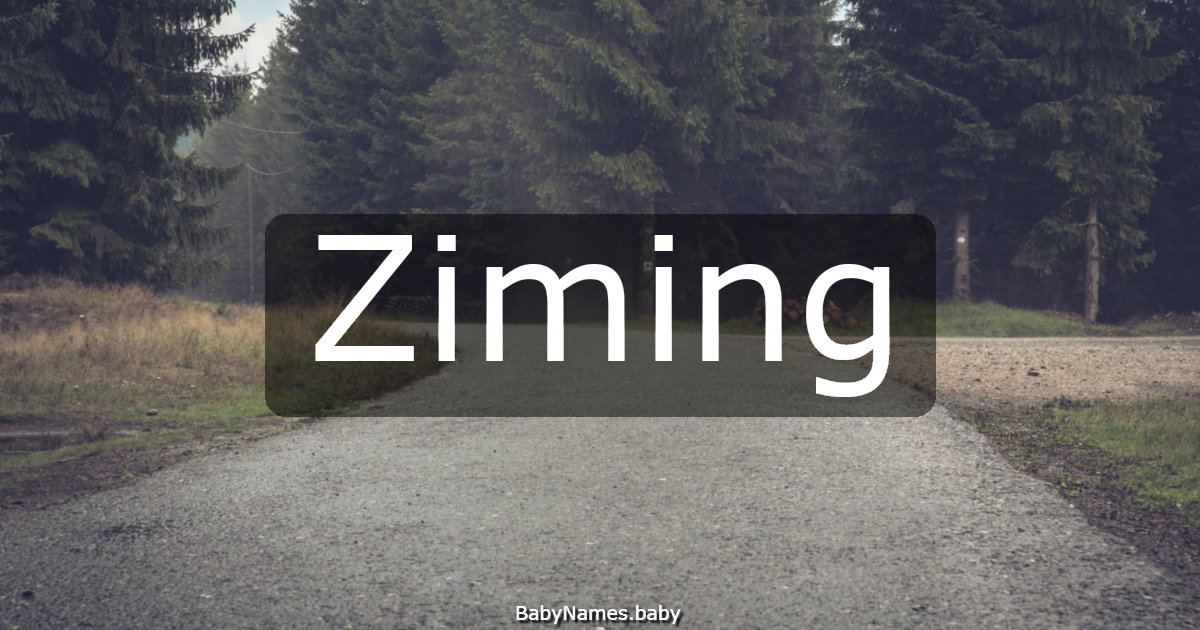 Ziming