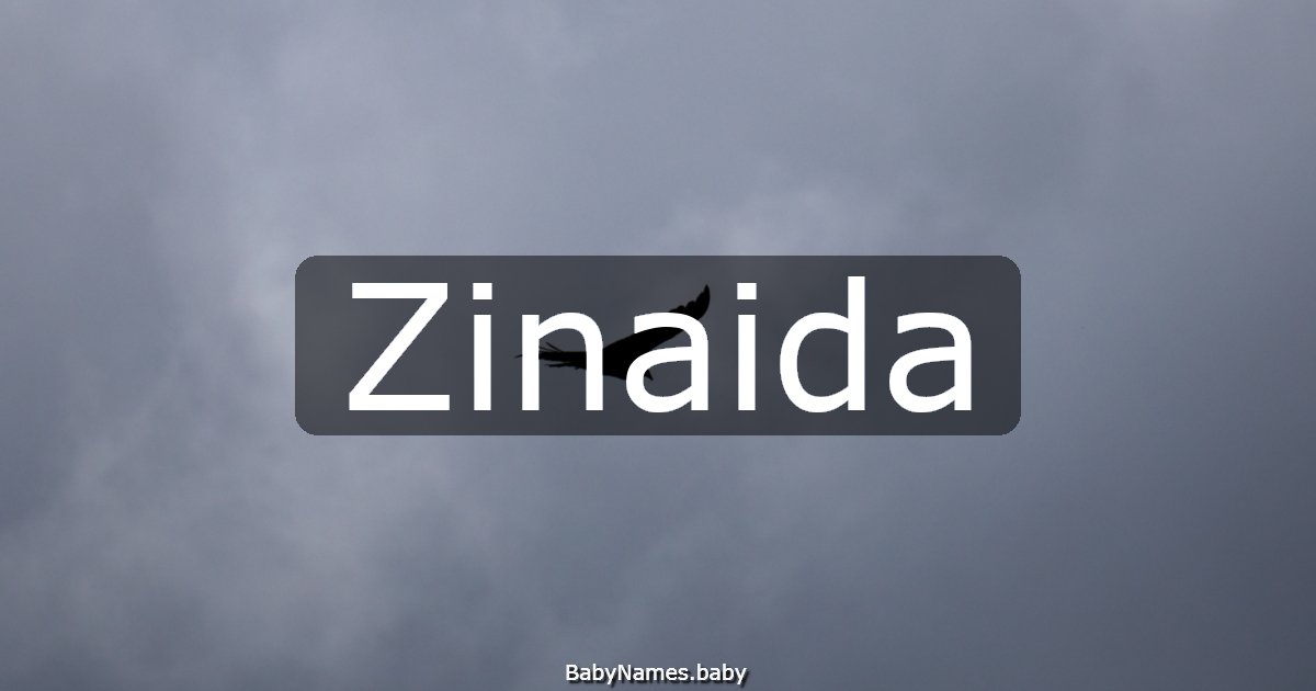 Zinaida