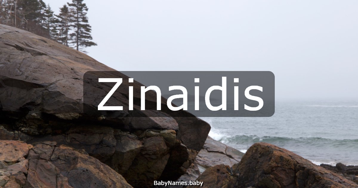 Zinaidis