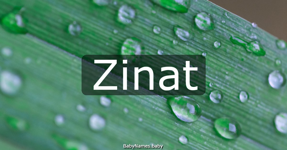 Zinat