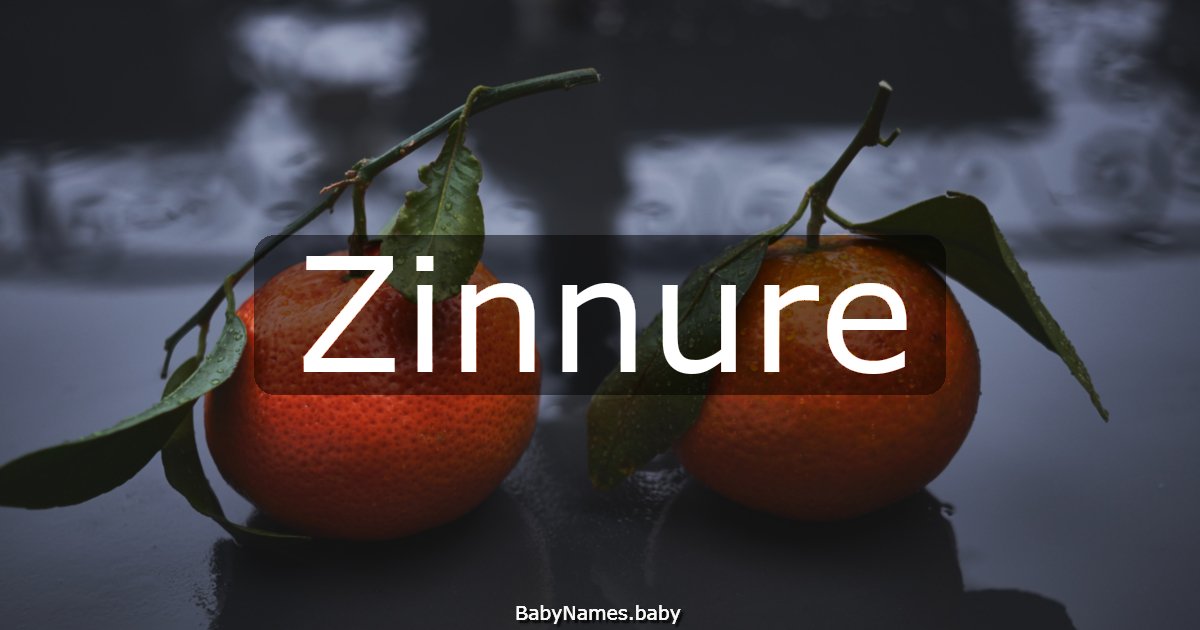 Zinnure