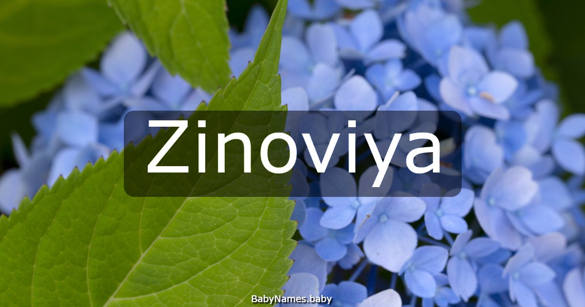 Zinoviya