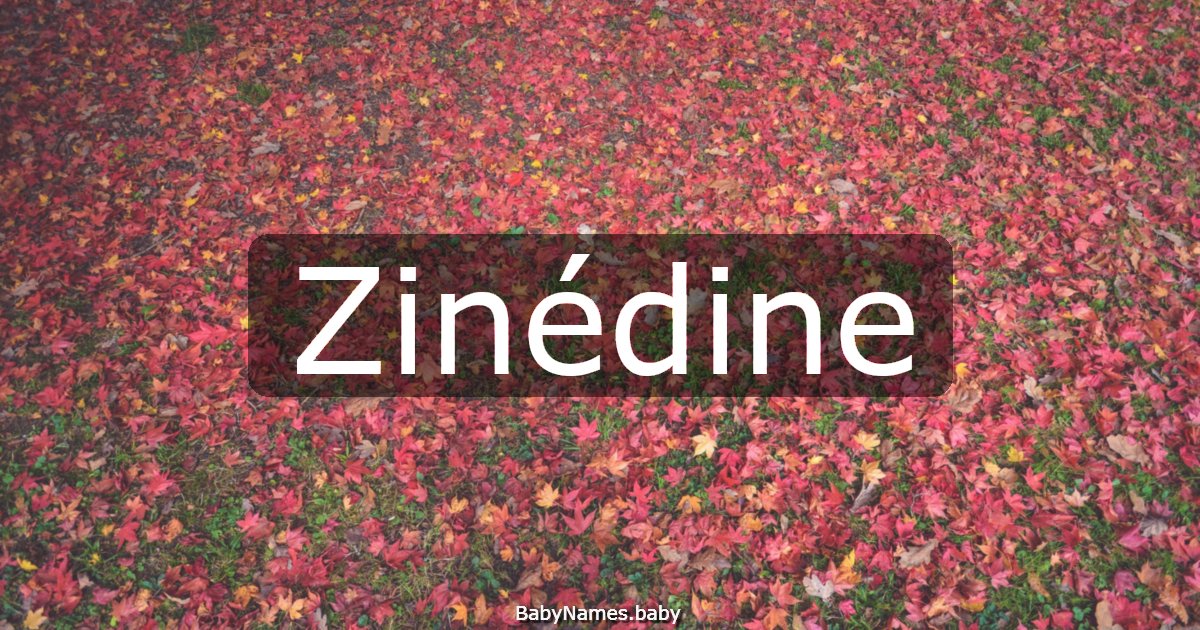 Zinédine