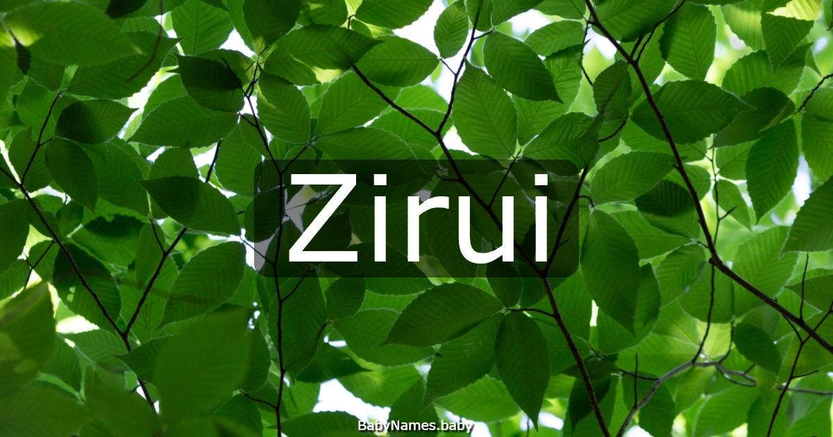 Zirui