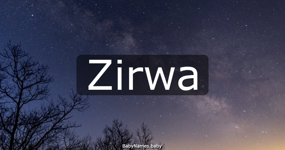 Zirwa