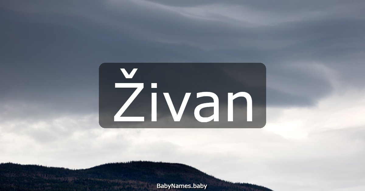 Živan