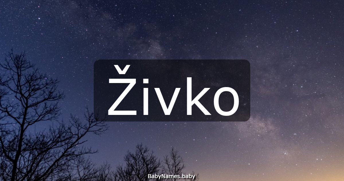 Živko
