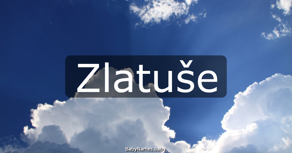 Zlatuše
