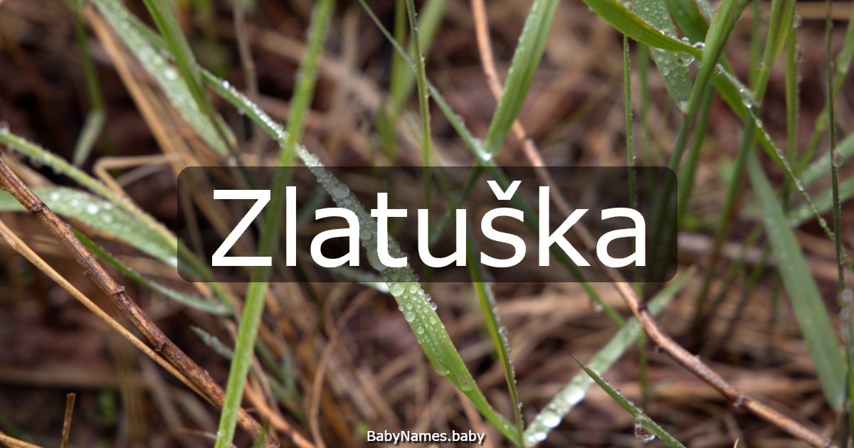 Zlatuška