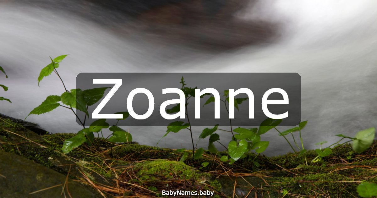 Zoanne