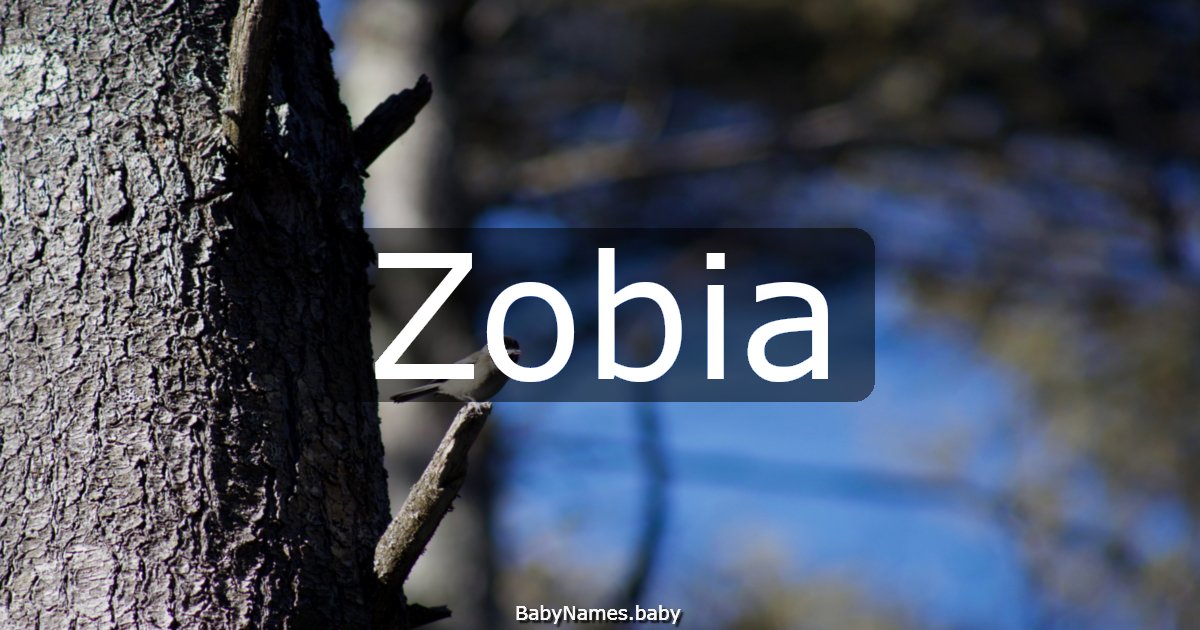 Zobia