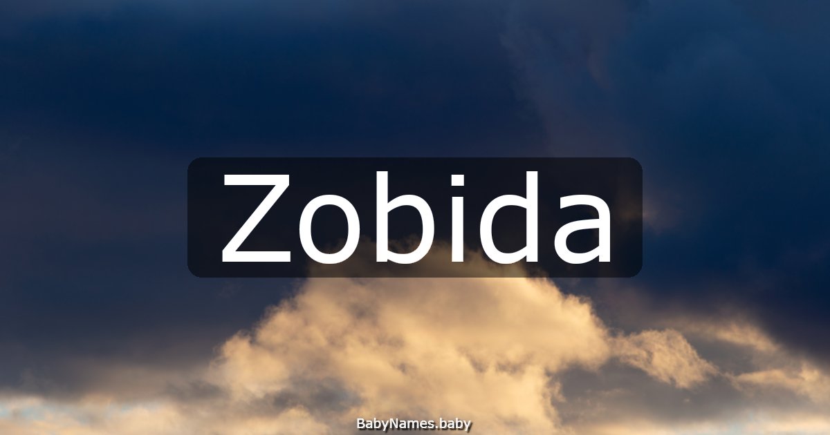 Zobida