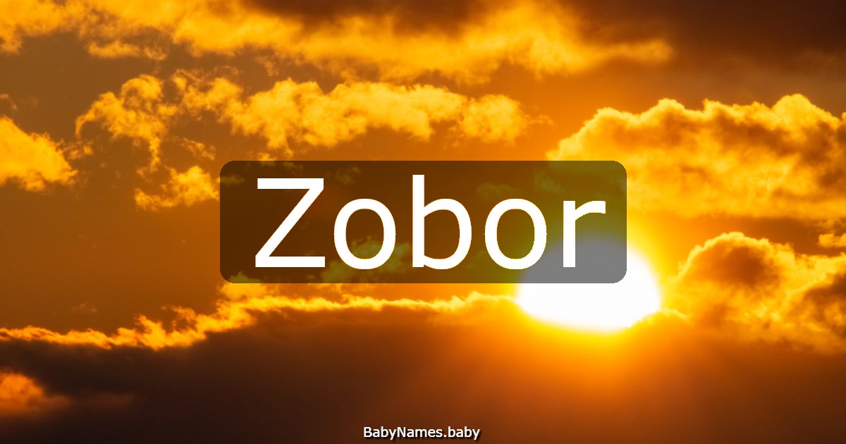 Zobor