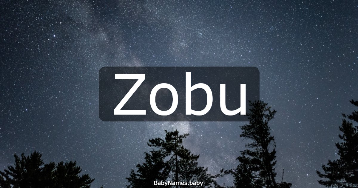 Zobu