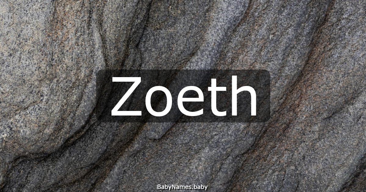 Zoeth