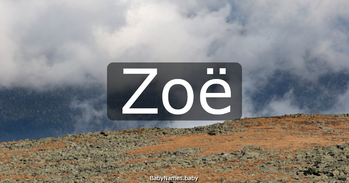 Zoë