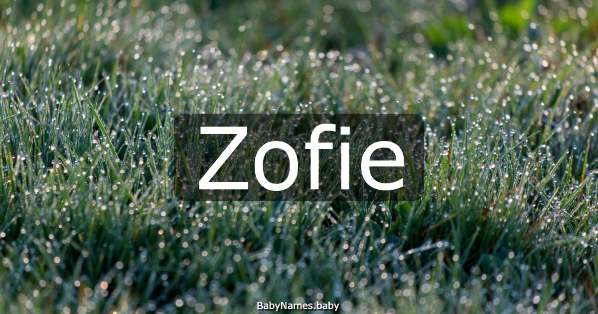 Zofie