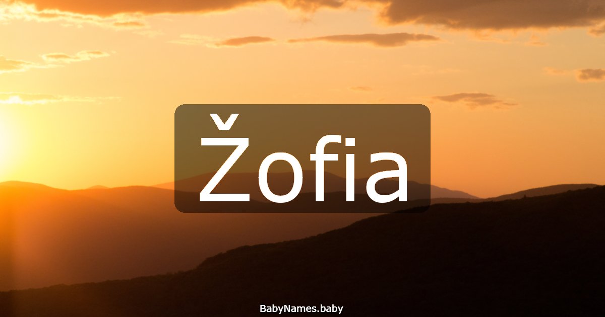Žofia