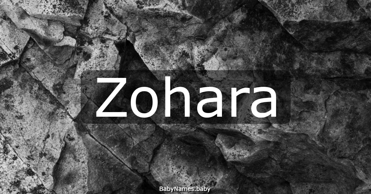 Zohara