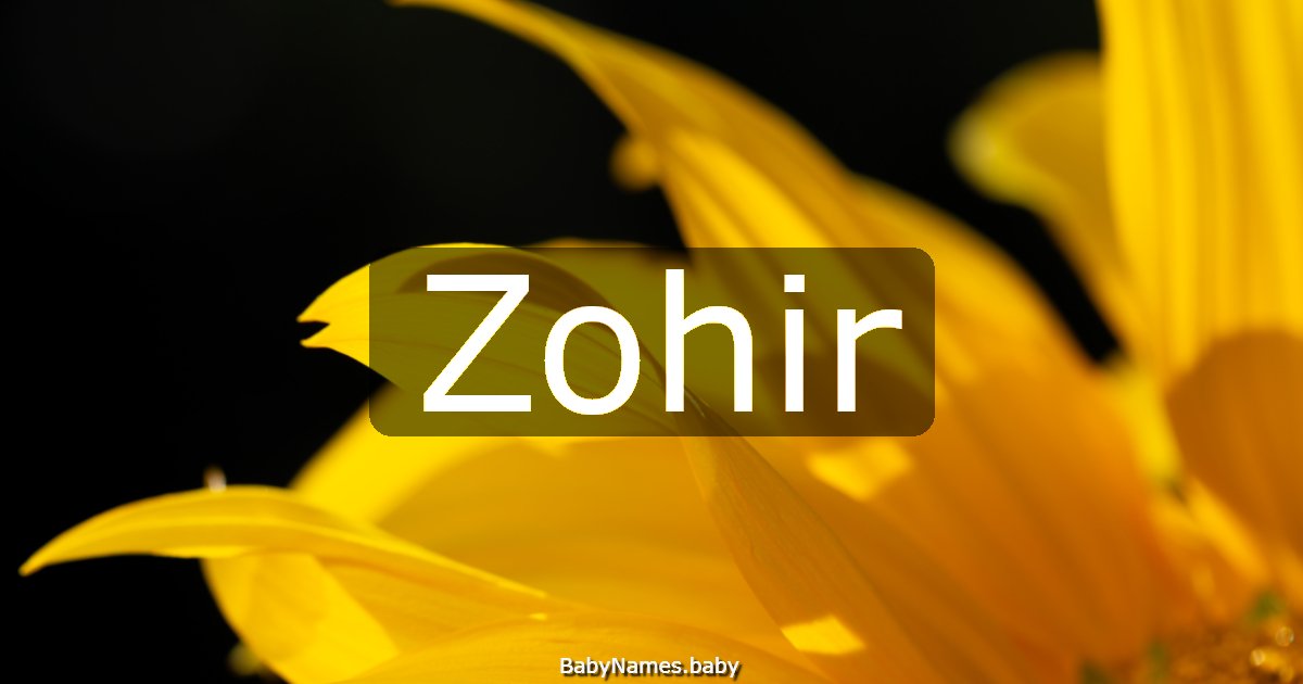 Zohir