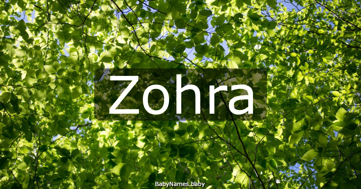 Zohra