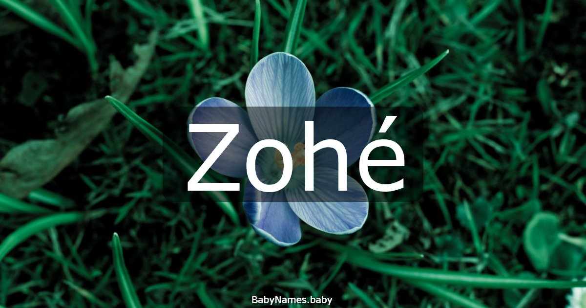 Zohé