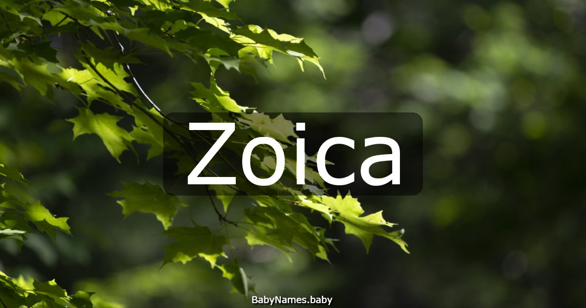 Zoica