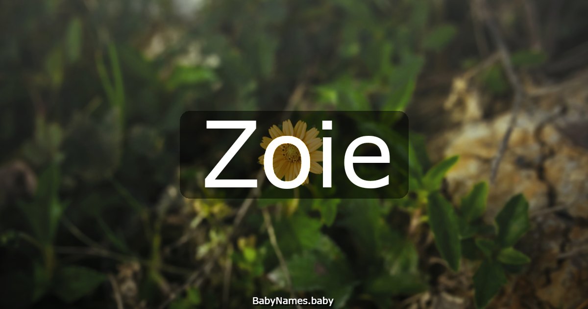 Zoie