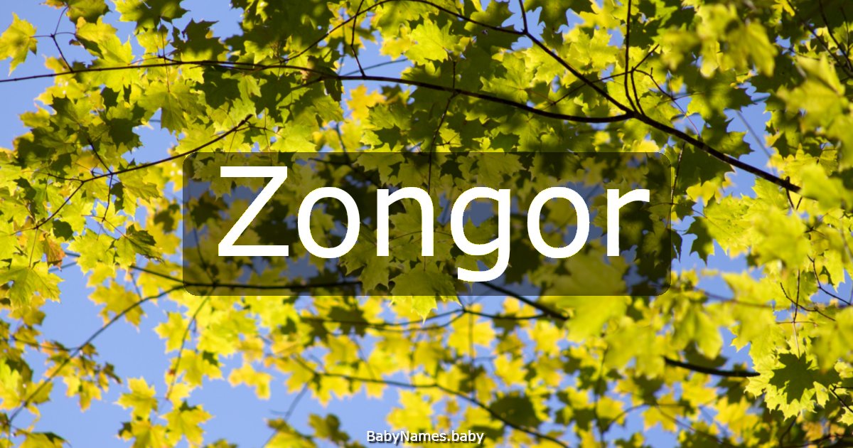 Zongor