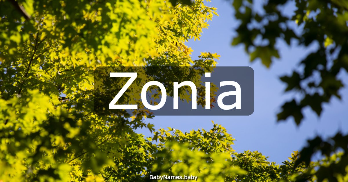 Zonia