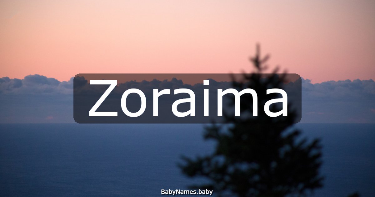 Zoraima